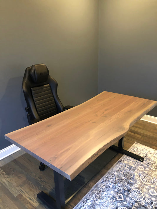 Live Edge Standing Desk