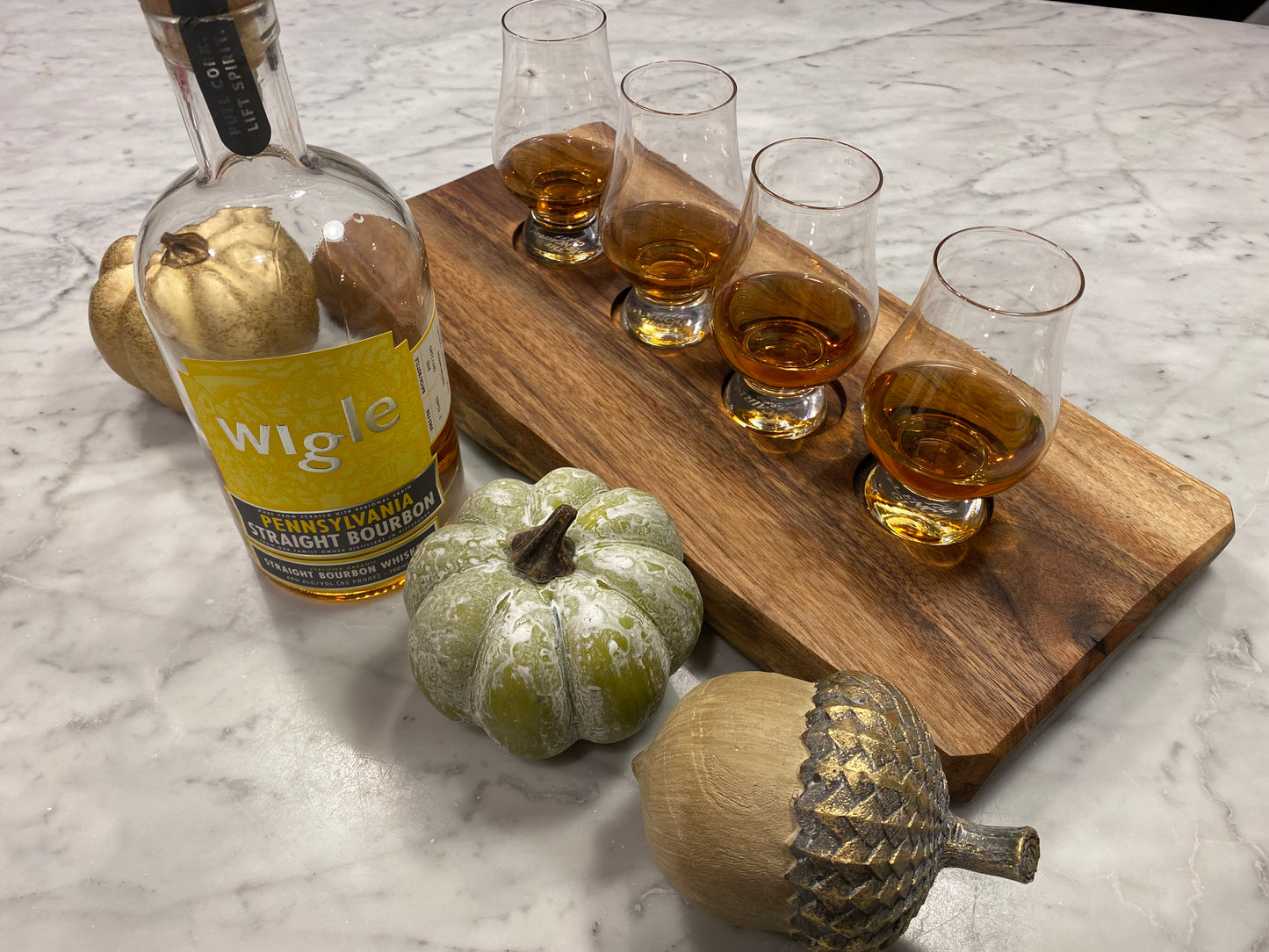 Live Edge Flight Tray