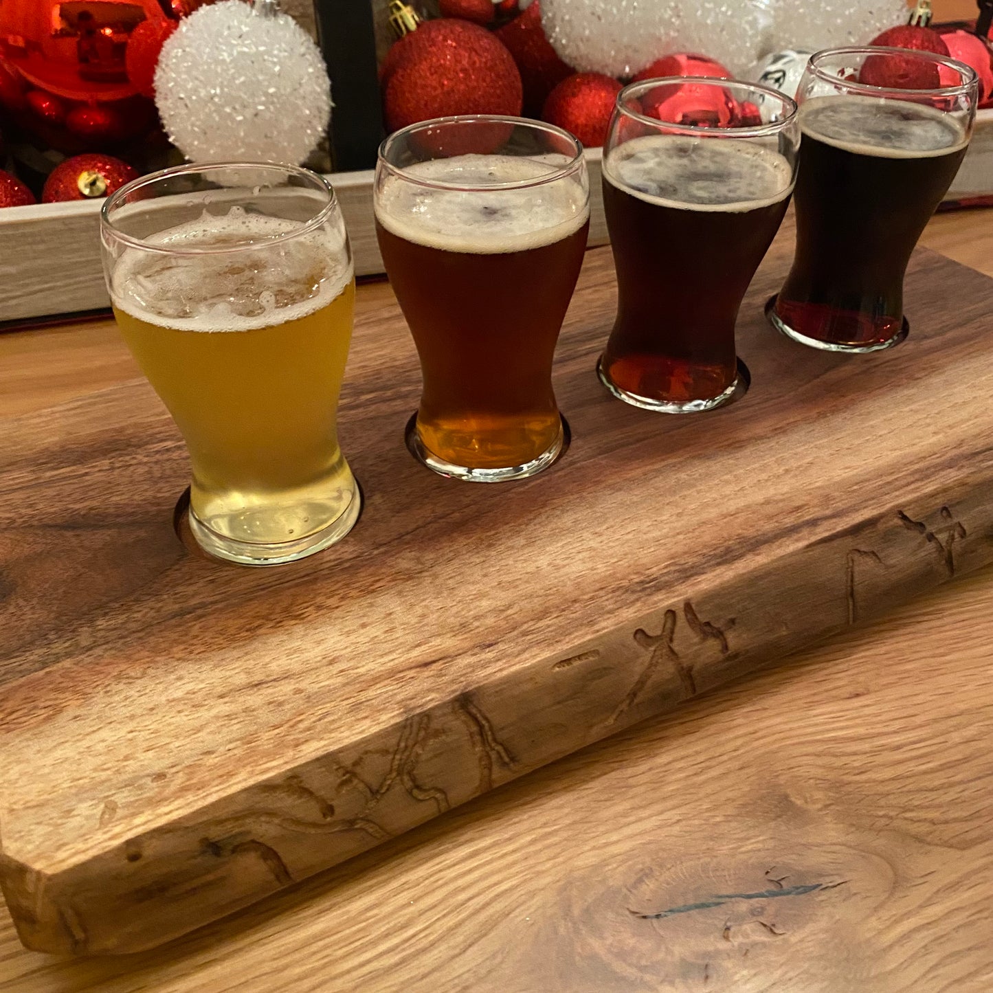 Live Edge Flight Tray