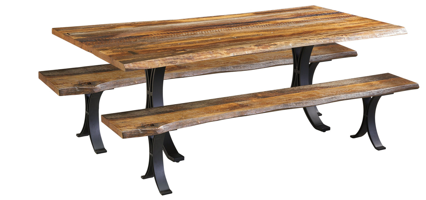 Live Edge Dining Table (Barnwood)
