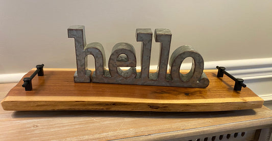 Live Edge Serving Tray