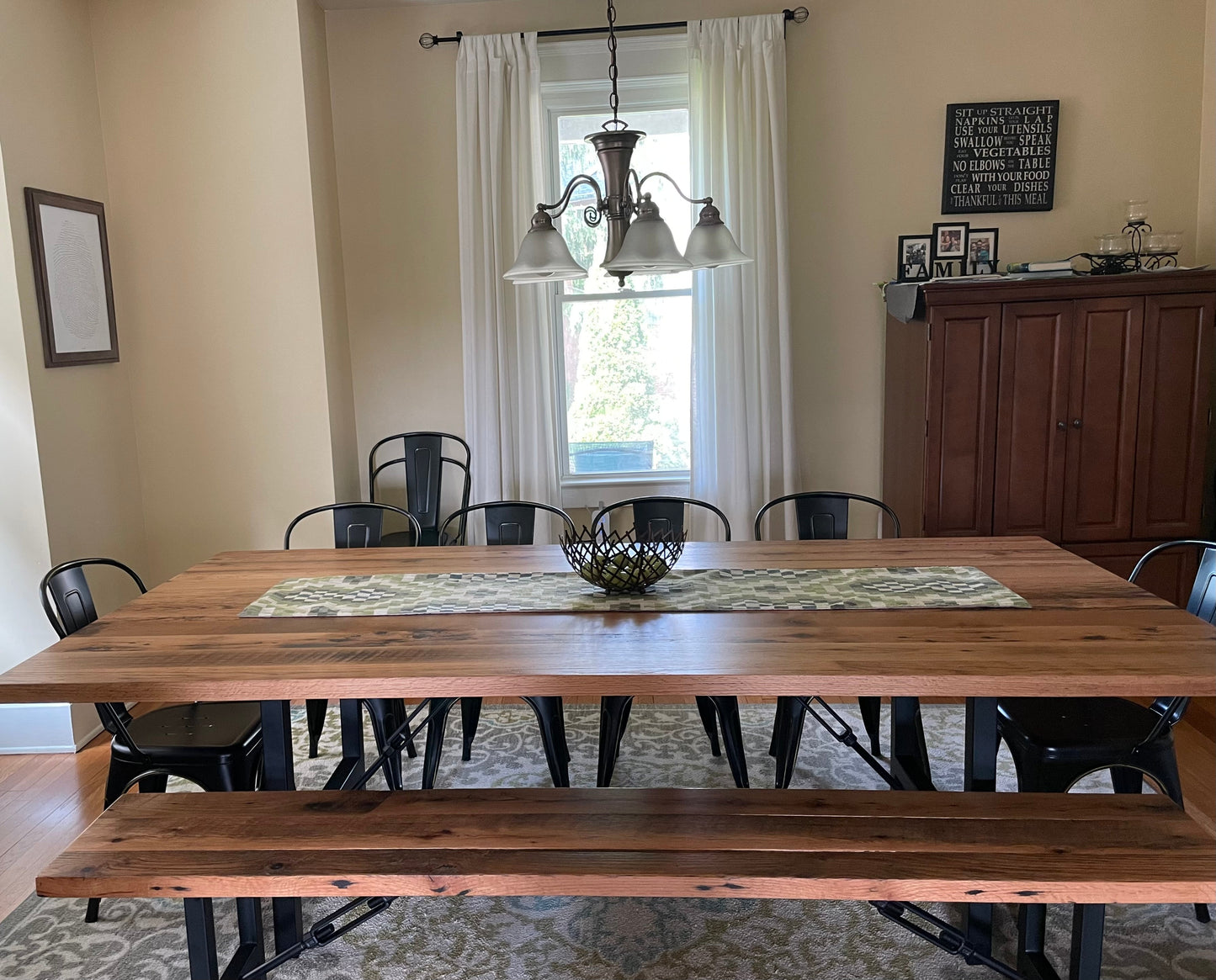 Live Edge Dining Table (Barnwood)