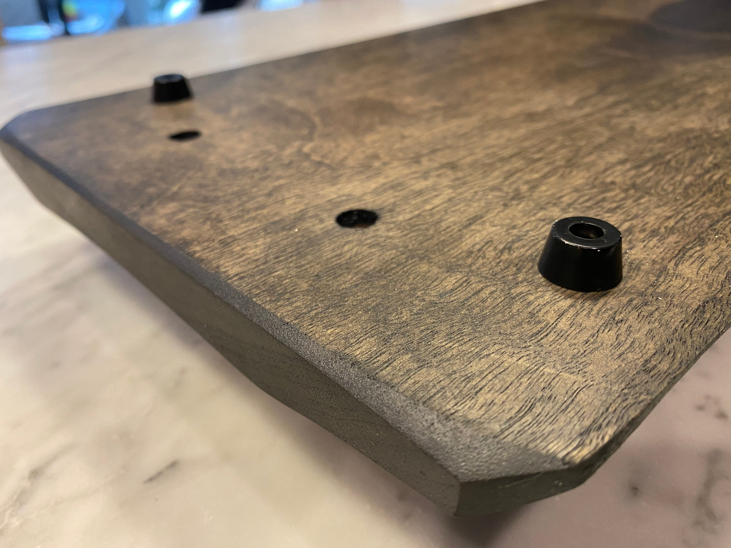 Live Edge Charcuterie Board with Brass Handles