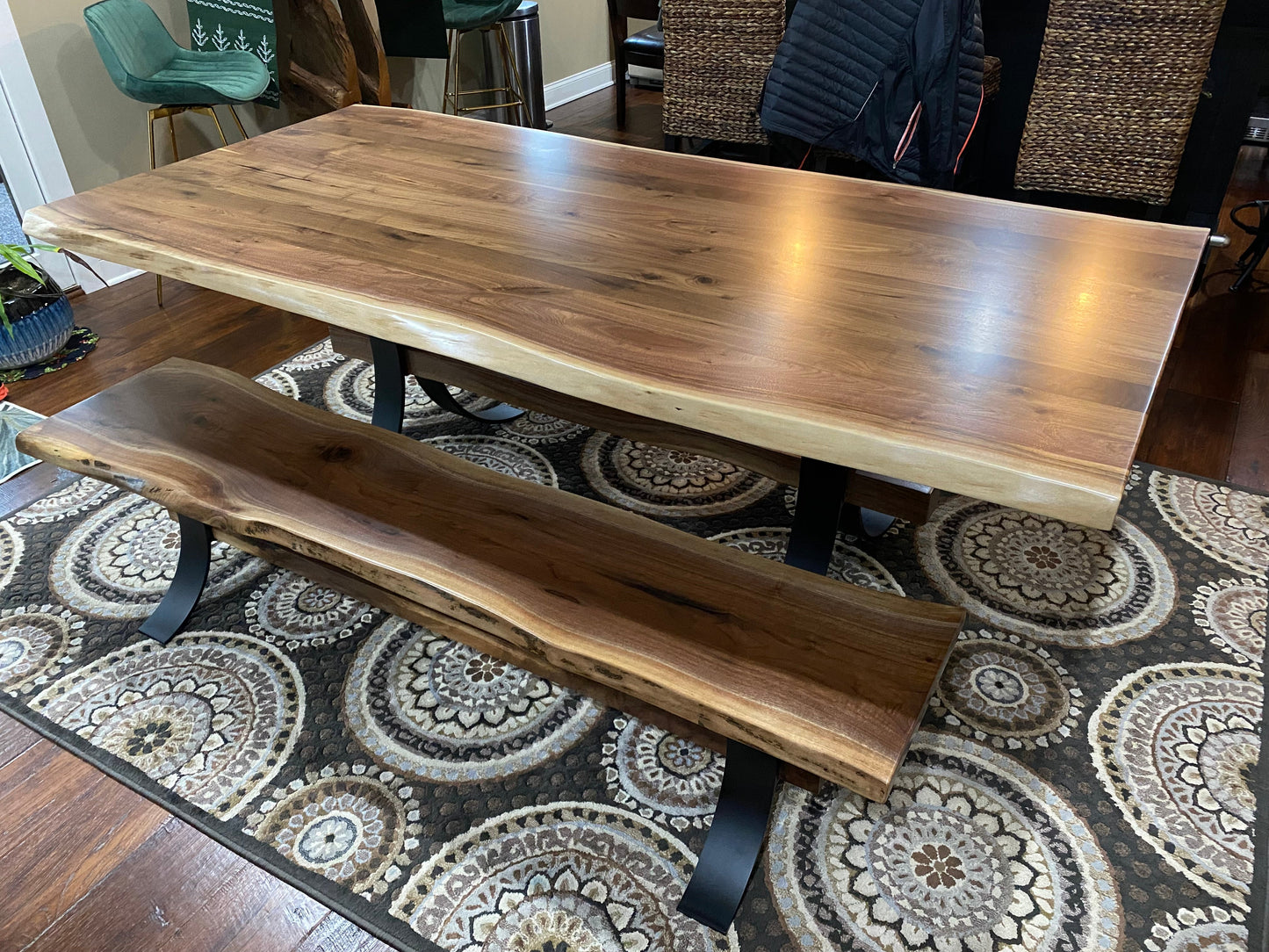 Live Edge Dining Table (Black Walnut)
