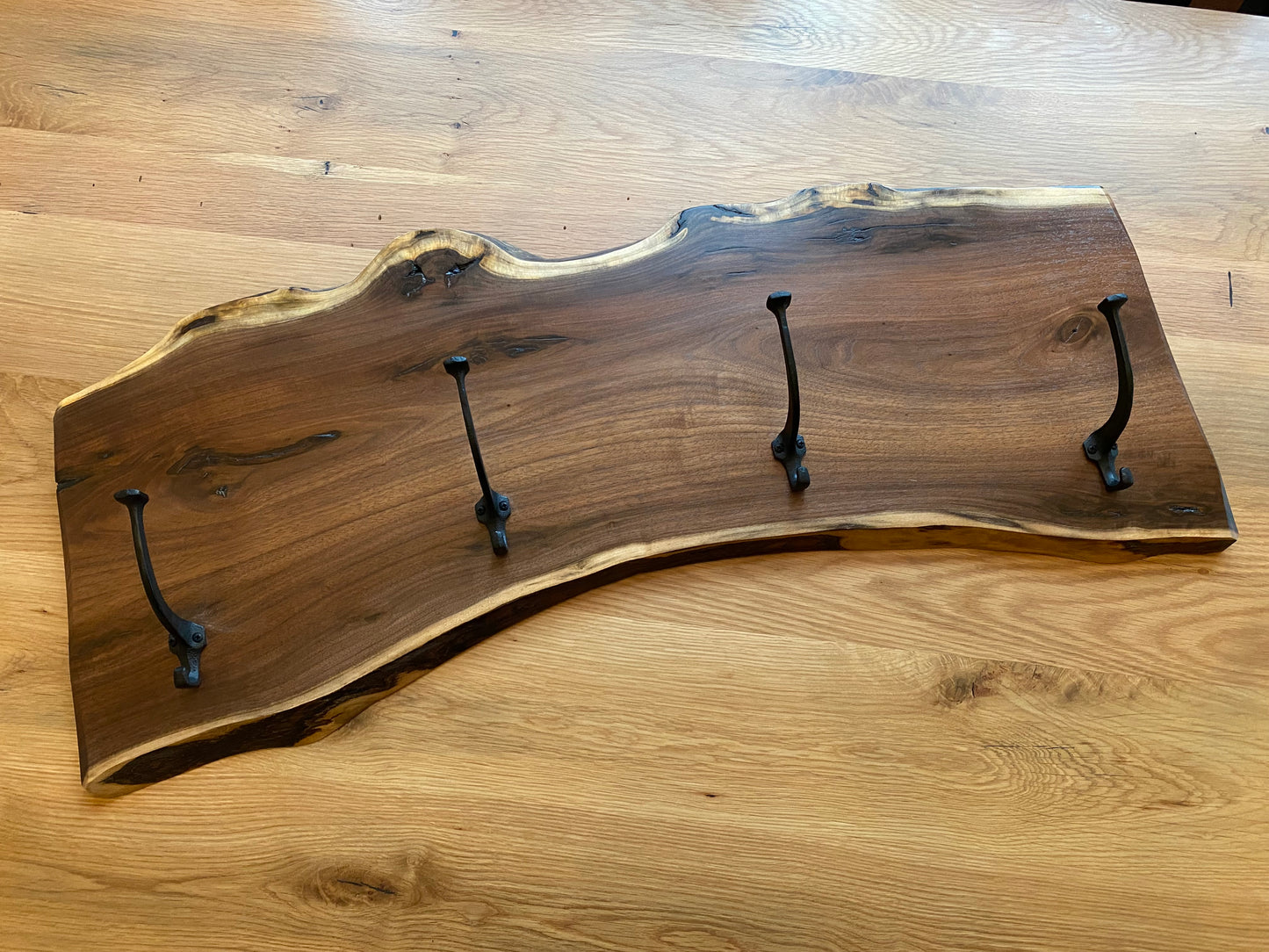 Live Edge Coat Rack