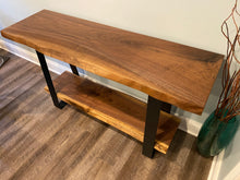 Load image into Gallery viewer, Live Edge Sofa Table
